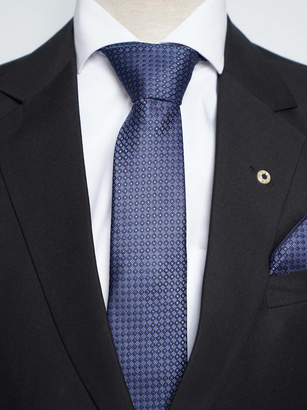 Dark Blue Tie Set (TS-471)