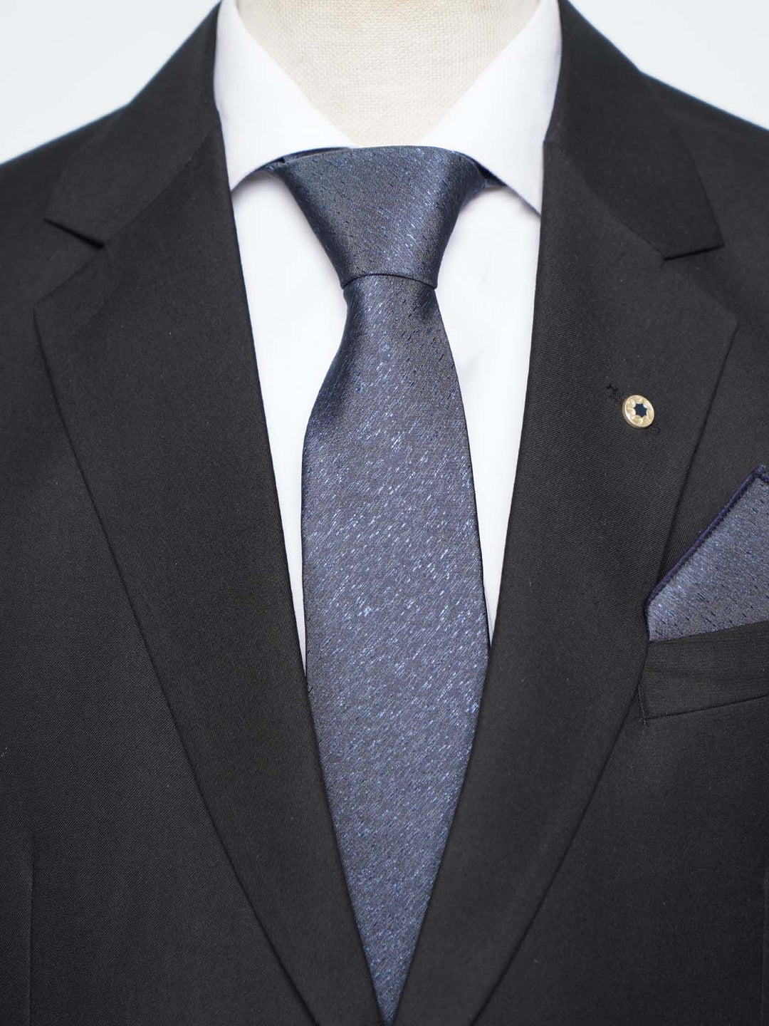 Navy Blue Tie Set (TS-472)