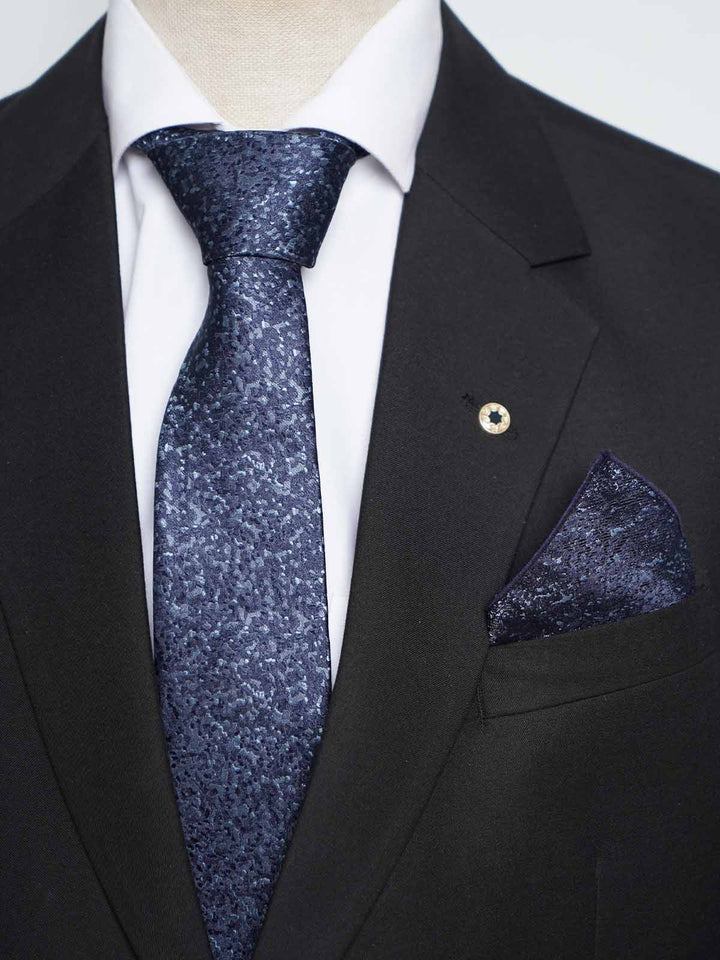 Dark Blue Tie Set (TS-474)