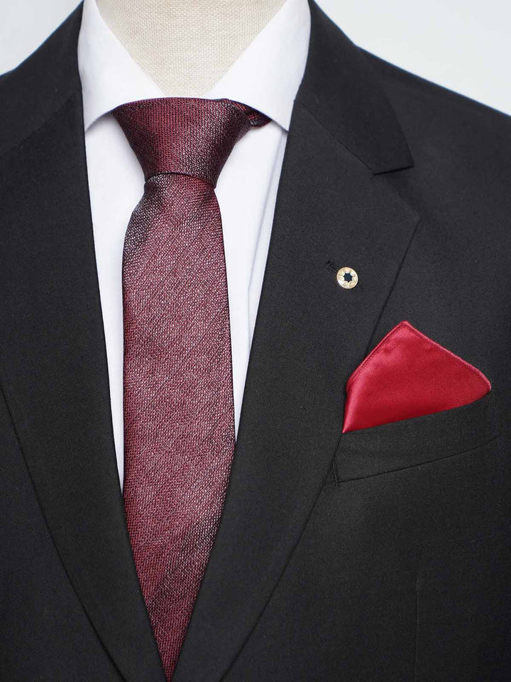 Maroon Tie Set (TS-480)