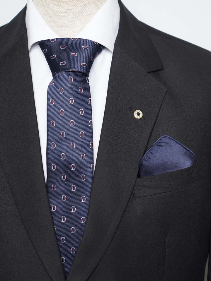 Dark Blue Tie Set (TS-488)