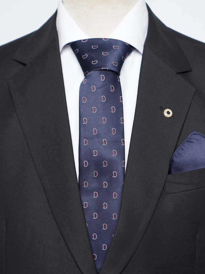 Dark Blue Tie Set (TS-488)