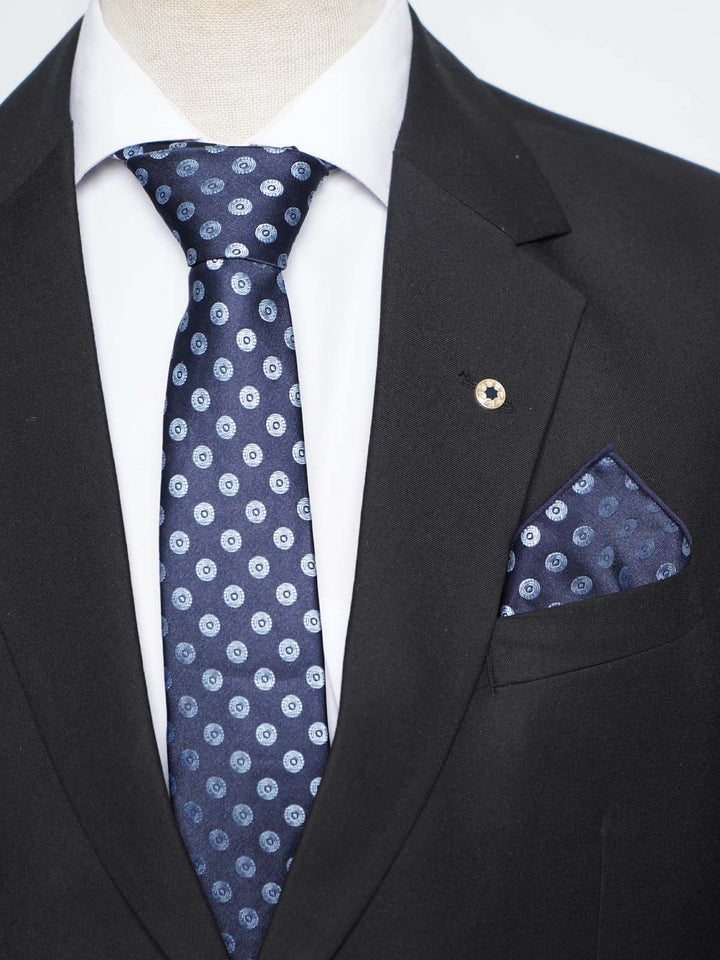 Dark Blue Tie Set (TS-493)