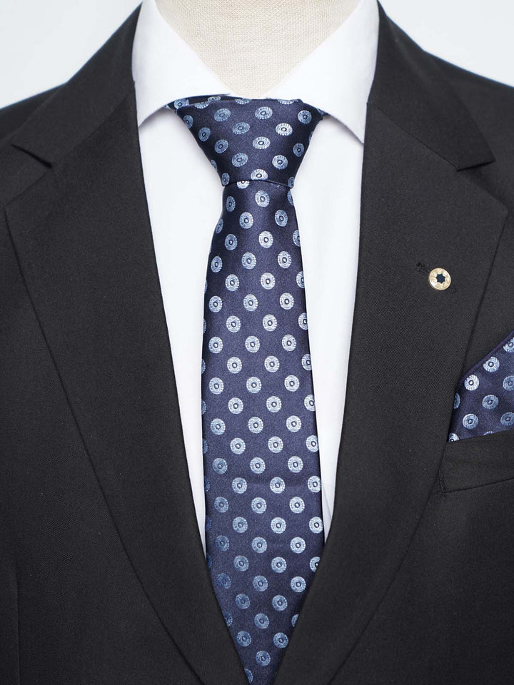 Dark Blue Tie Set (TS-493)