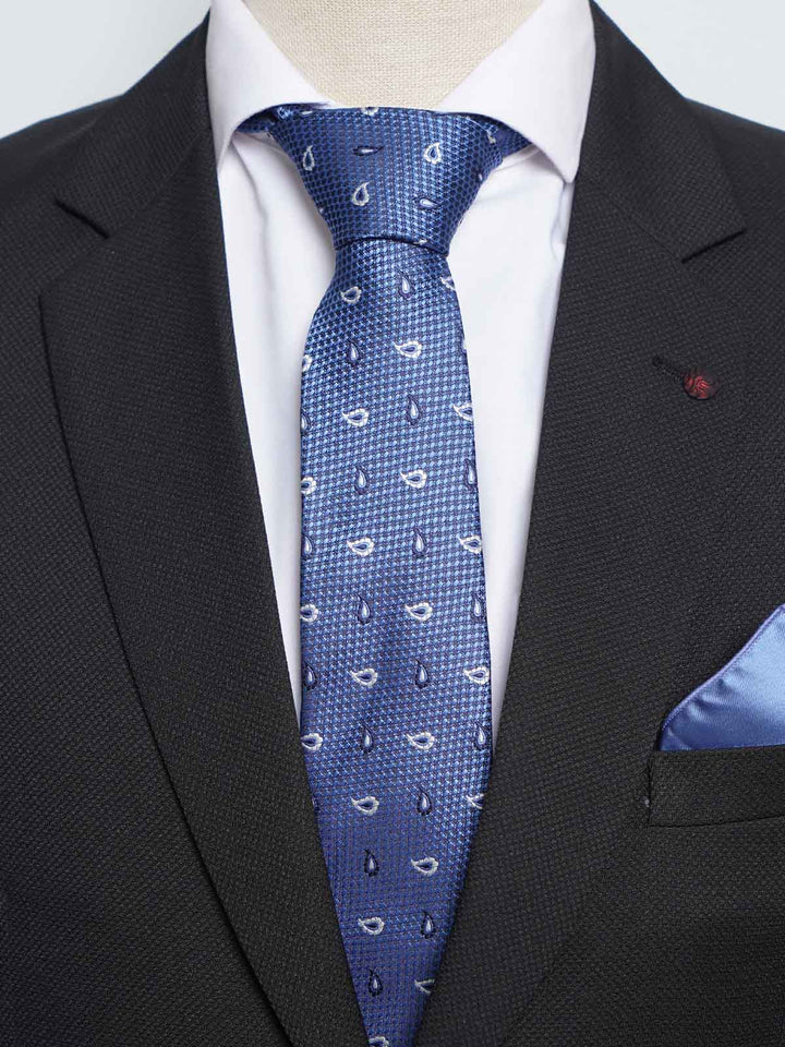 Navy Blue Tie Set (TS-498)