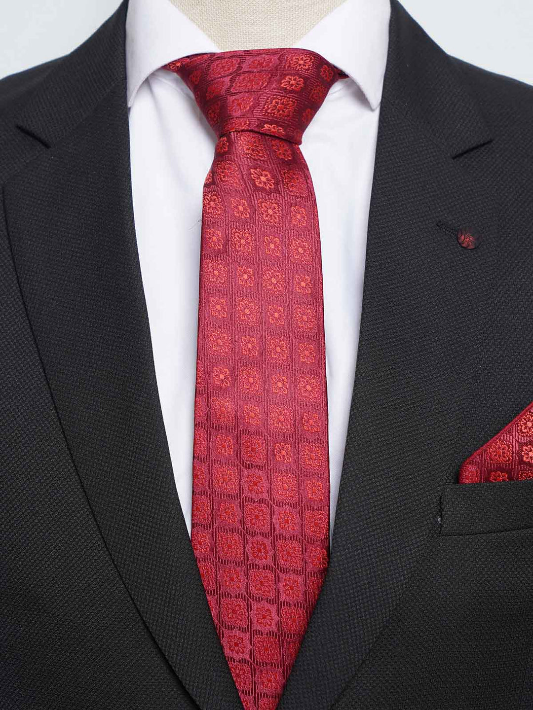 Maroon Tie Set (TS-503)