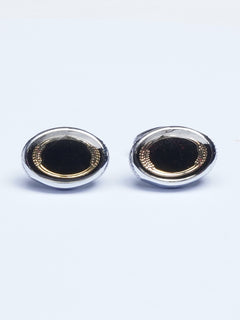 Oval Contrast Cufflink (CUFFLINK-508)