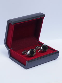 Oval Contrast Cufflink (CUFFLINK-508)