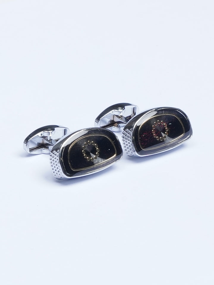 D-Shape Contrast Cufflink (CUFFLINK-514)