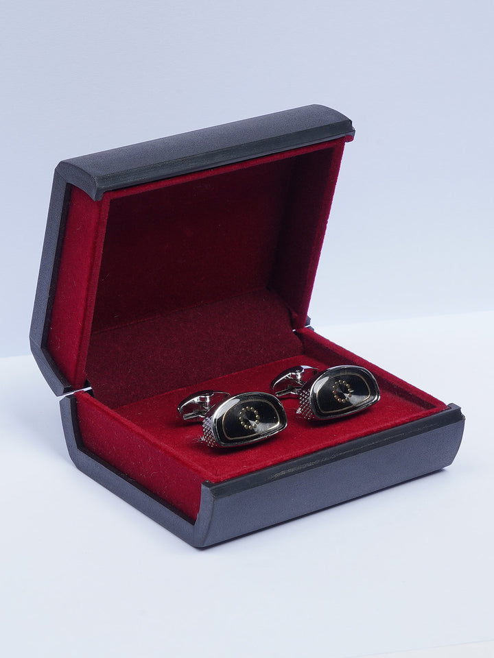 D-Shape Contrast Cufflink (CUFFLINK-514)