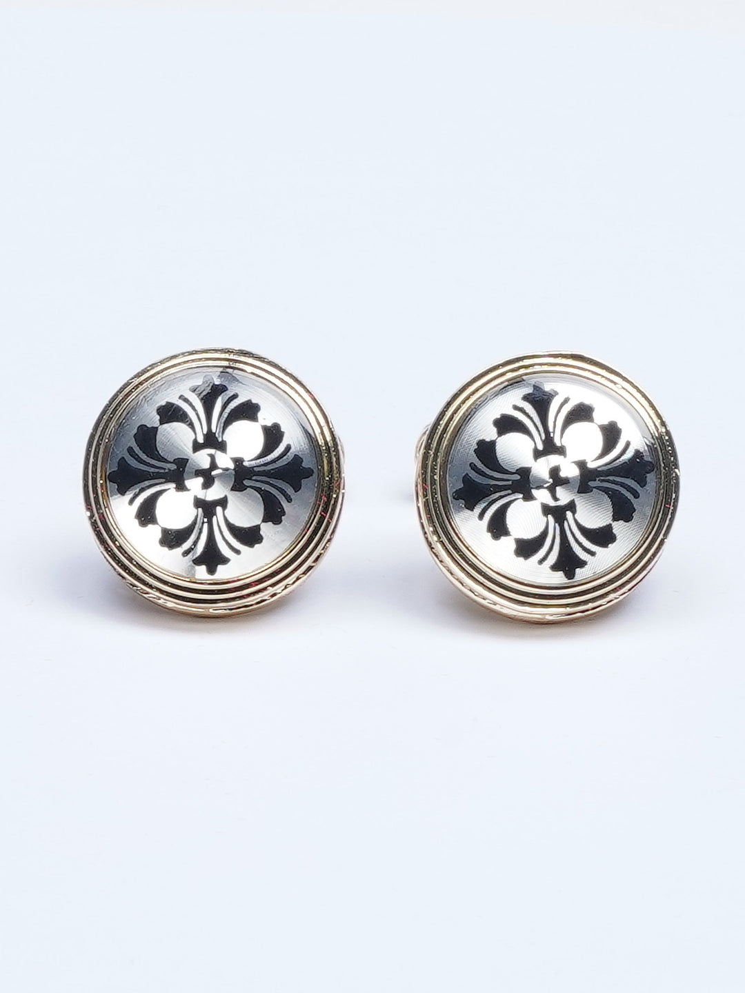 Golden Contrast Cufflink (CUFFLINK-519)