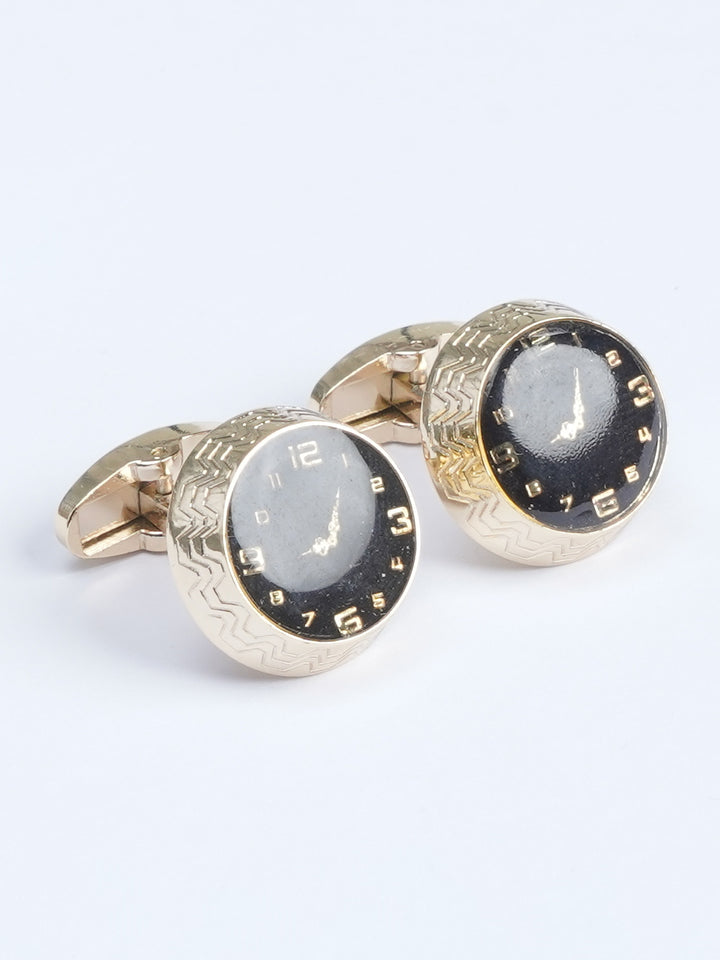 Clock Round Designer Cufflink (CUFFLINK-539)