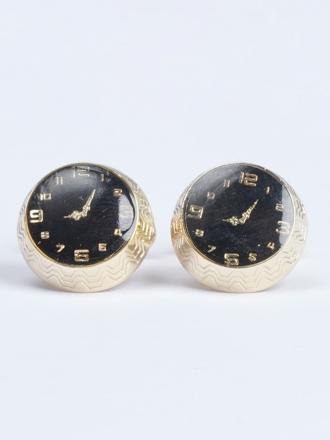 Clock Round Designer Cufflink (CUFFLINK-539)