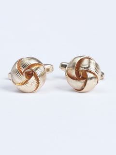 Golden Knot Designer Cufflink (CUFFLINK-558)