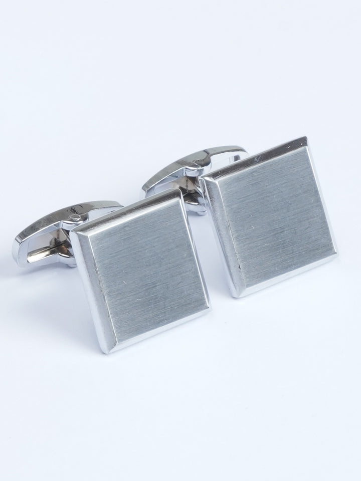 Silver Square Cufflink (CUFFLINK-560)