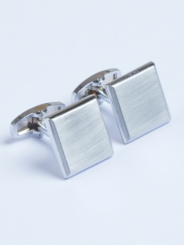 Silver Square Cufflink  (CUFFLINK-573)