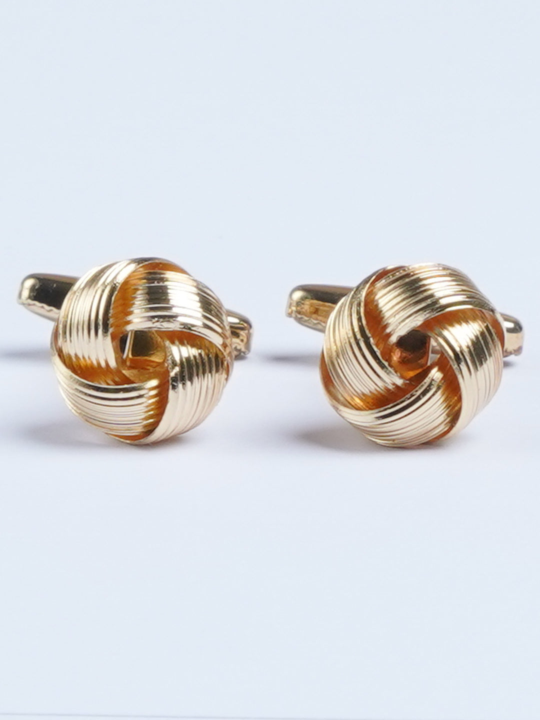 Golden Knot Designer Cufflink  (CUFFLINK-576)