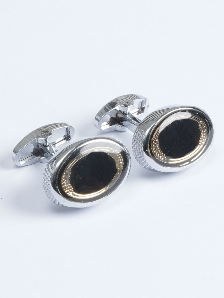 Oval Classic Contrast Designer Cufflink  (CUFFLINK-593)