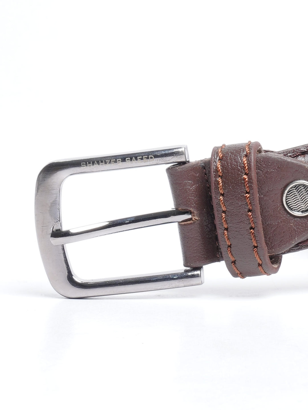 Chocolate Brown Plain Leather Belt (BELT-642)