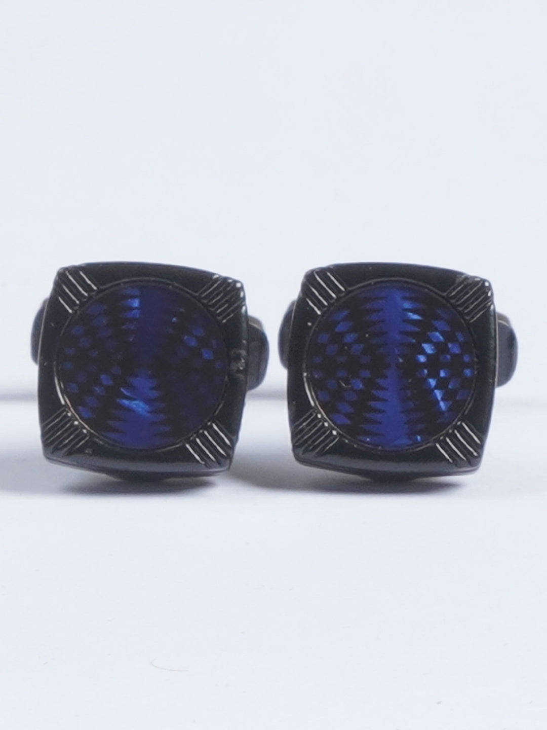 Black Square Contrast Designer Cufflink  (CUFFLINK-644)