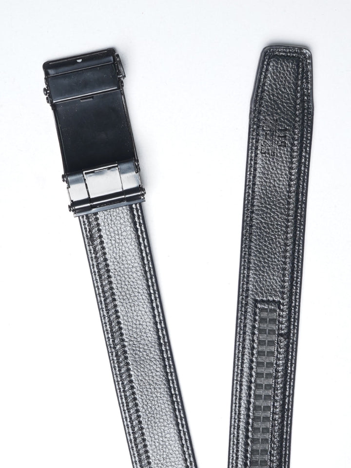 Black Plain Leather Belt (BELT-652)