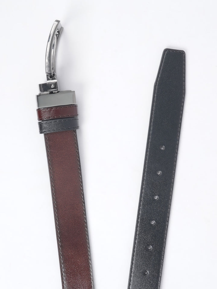 Dark Brown Plain Leather Belt (BELT-656)