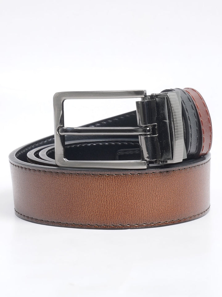 Light Brown Textured Leather Belt (BELT-661)