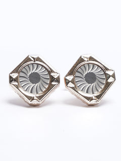 Golden Contrast Designer Cufflink (CUFFLINK-663)