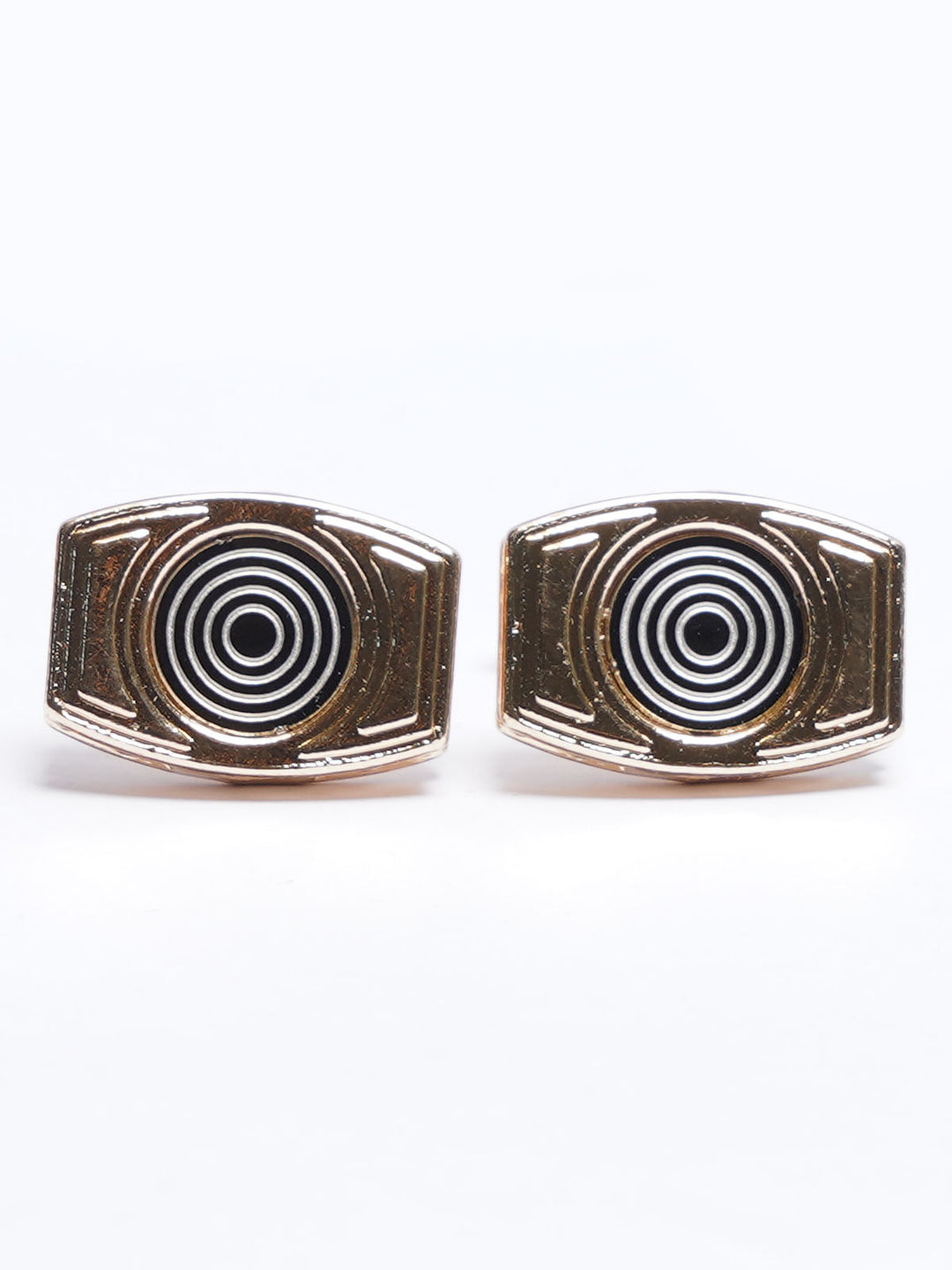 Golden Contrast Designer Cufflink (CUFFLINK-669)