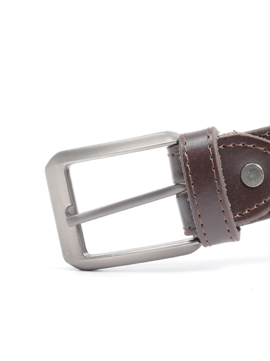 Brown Plain Leather Belt  (BELT-671)