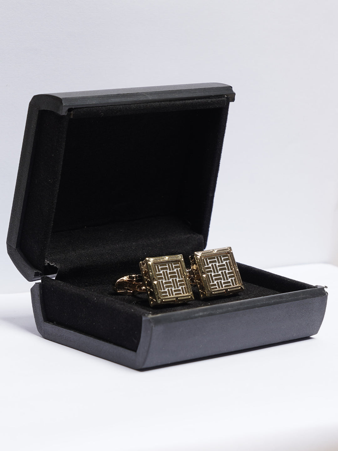 Golden Contrast Designer Cufflink (CUFFLINK-673)