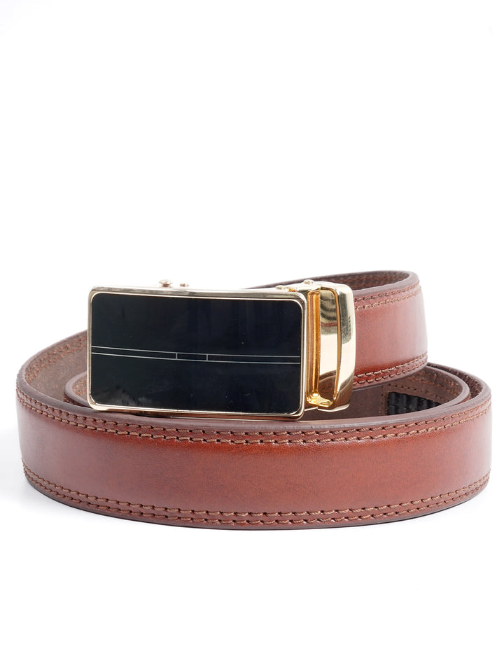 Brown Plain Leather Belt  (BELT-674)