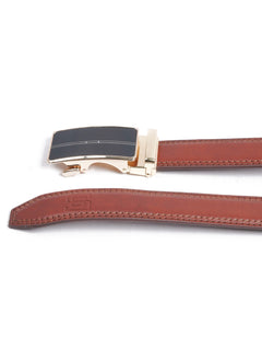 Brown Plain Leather Belt  (BELT-674)