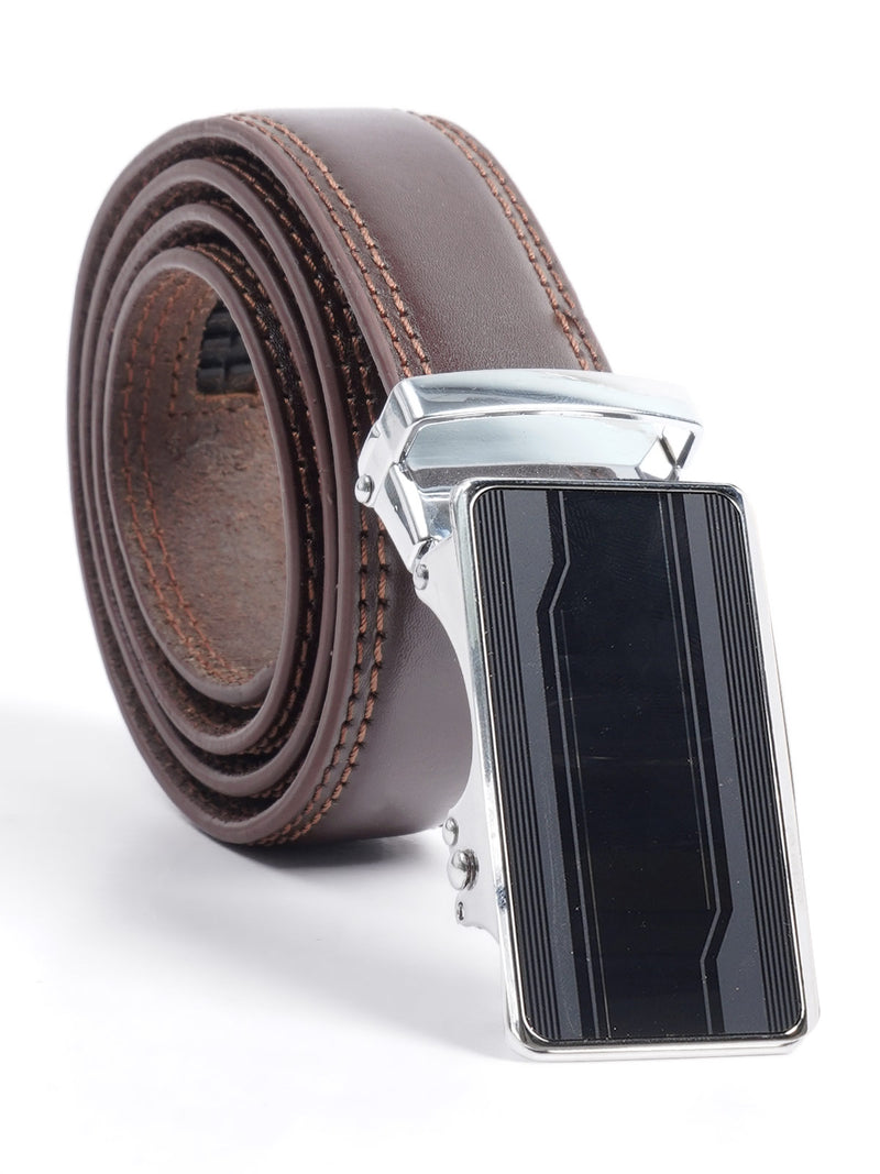 Brown Plain Leather Belt  (BELT-679)