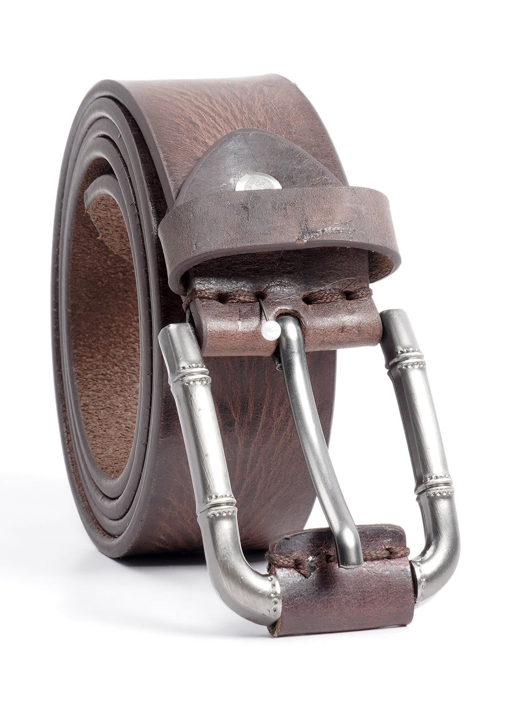 Brown Natural Grain Leather Belt  (BELT-681)