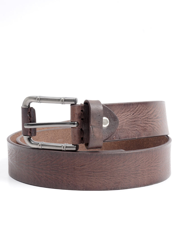 Brown Natural Grain Leather Belt  (BELT-681)