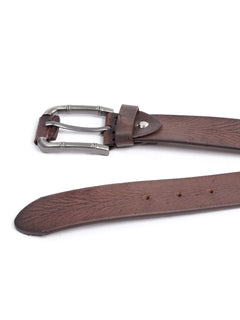 Brown Natural Grain Leather Belt  (BELT-681)