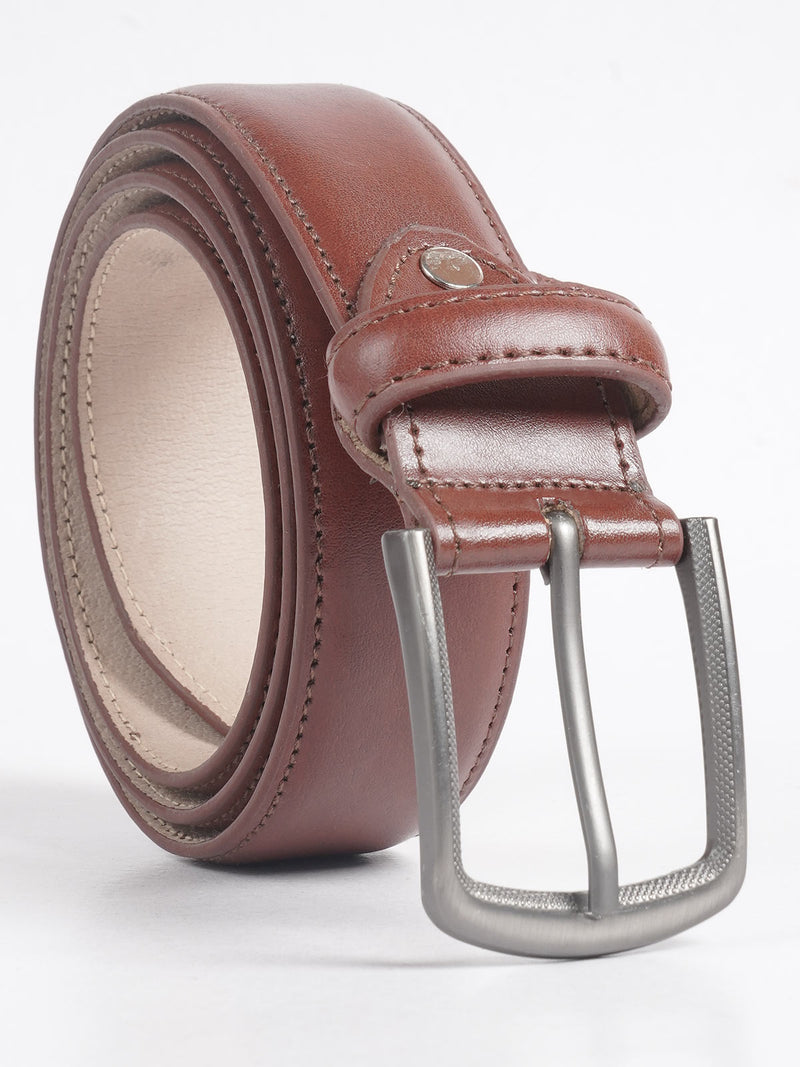 Ten Plain Leather Belt  (BELT-712)