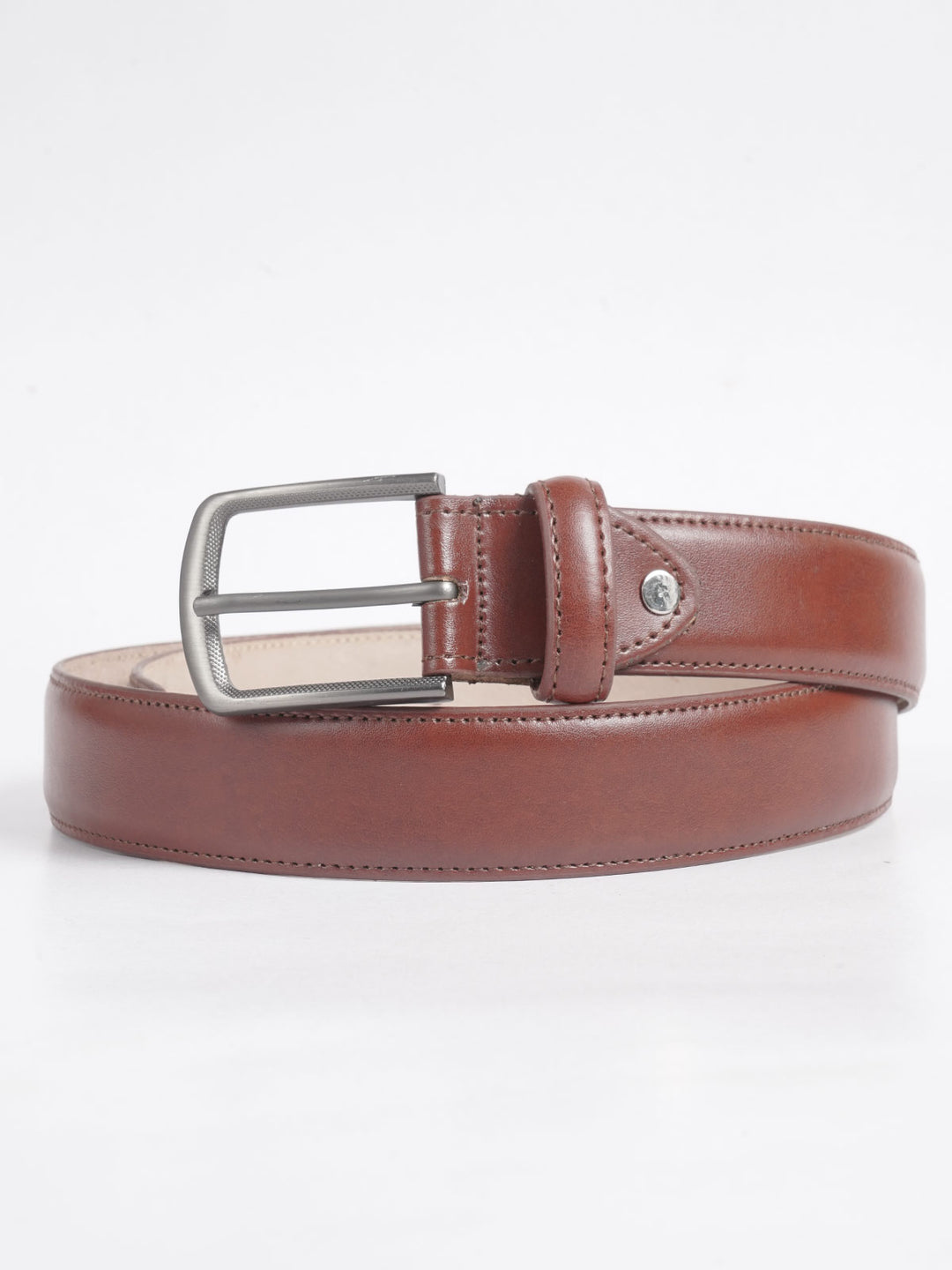 Ten Plain Leather Belt  (BELT-712)