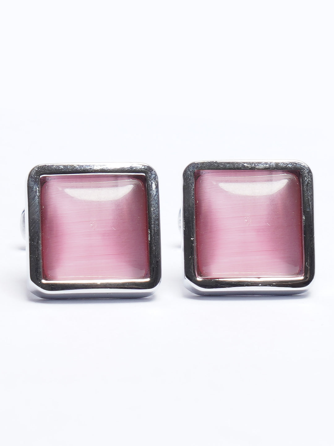 Silver Contrast Designer Cufflink (CUFFLINK-714)