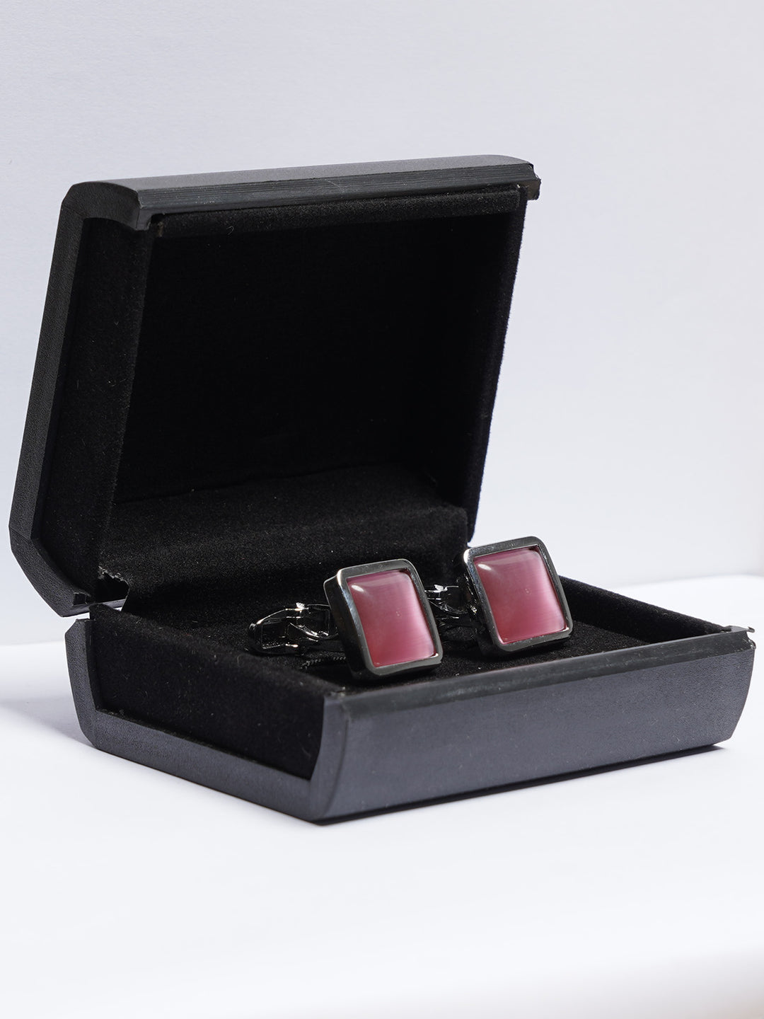 Silver Contrast Designer Cufflink (CUFFLINK-714)