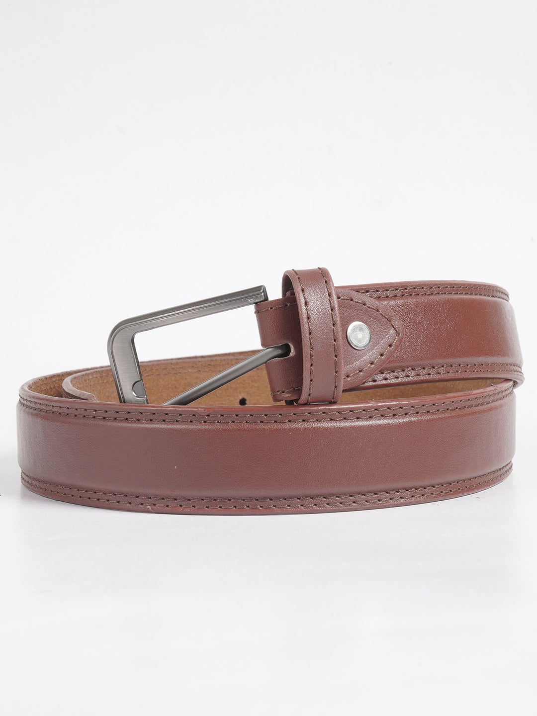 Brown Plain Leather Belt  (BELT-715)