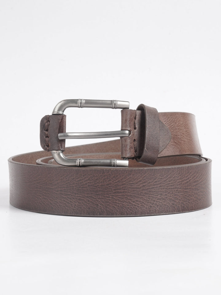 Brown Natural Grain Leather Belt  (BELT-716)