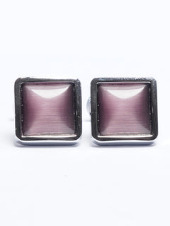 Silver Contrast Designer Cufflink (CUFFLINK-716)