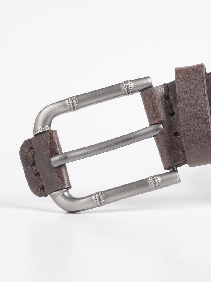 Brown Natural Grain Leather Belt  (BELT-716)