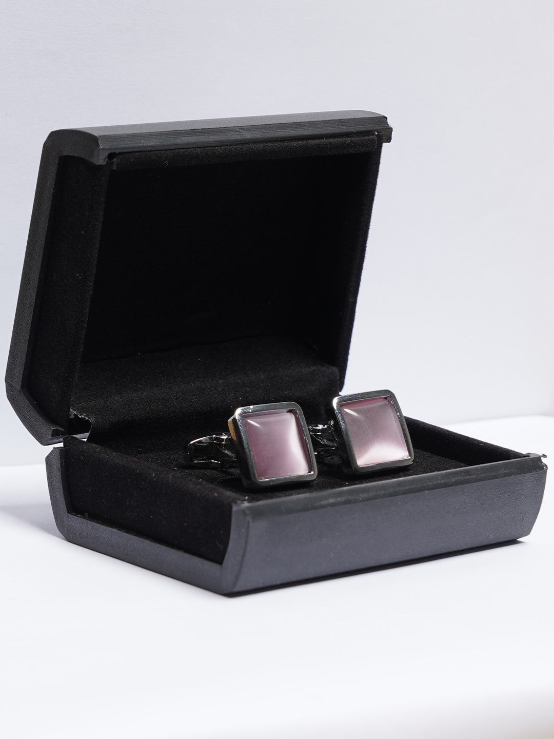 Silver Contrast Designer Cufflink (CUFFLINK-720)