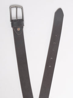 Dark Brown Textured Leather Belt  (BELT-720)
