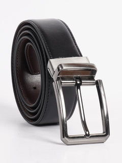 Black Plain Leather Belt (BELT-721)