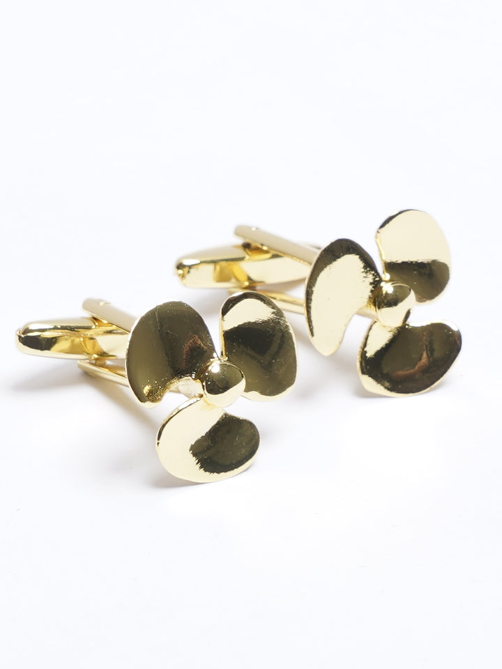 Gold Designer Cufflink (CUFFLINK-721)