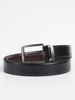 Black Plain Leather Belt (BELT-721)